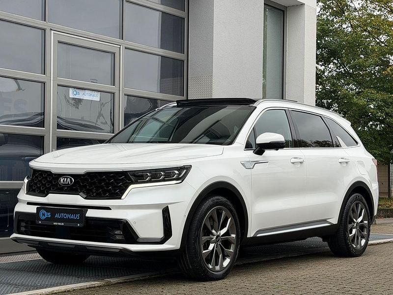 Snow white pearl Gebraucht 2021 Kia Sorento 2 SUV | 28.790 € (Etwas zu teuer) - Bild 1/4