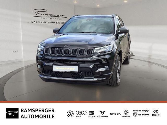 Schwarz (carbon black metallic) Gebraucht 2021 Jeep Compass 80th Anniversary SUV | 22.990 € (Etwas zu teuer) - Bild 1/4
