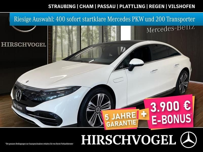 Manufaktur diamantweiß bright (metallic) Gebraucht 2023 Mercedes EQS450+ Electric Art Limousine | 56.990 € (Guter Preis) - Bild 1/4