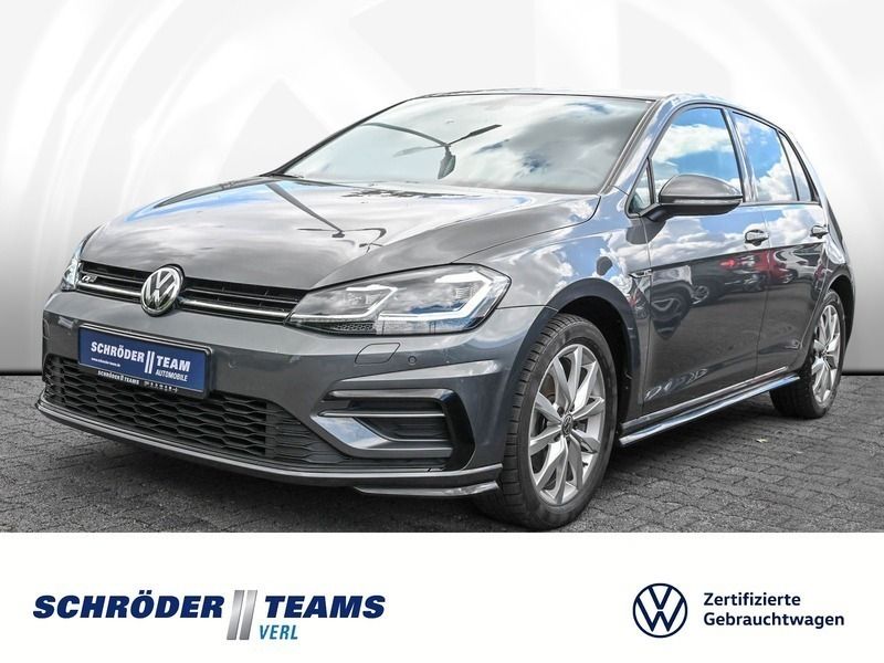 Grau Gebraucht 2019 VW Golf VII Highline Kleinwagen | 22.890 € (Teuer) - Bild 1/4