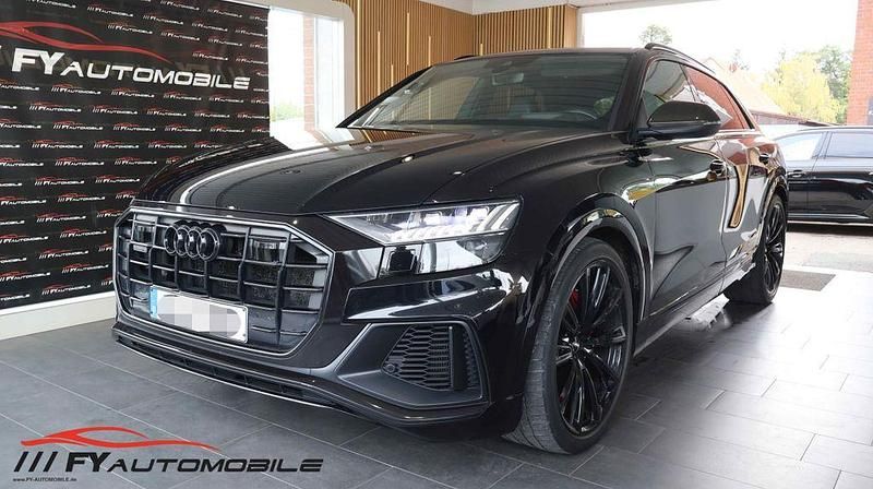 Schwarz Gebraucht 2019 Audi Q8 S-line plus SUV | 59.990 € (Teuer) - Bild 1/4