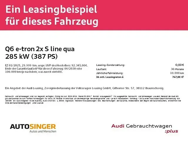 Second-hand Audi e-tron S-Line 284 kW (387 CP) 2025 SUV