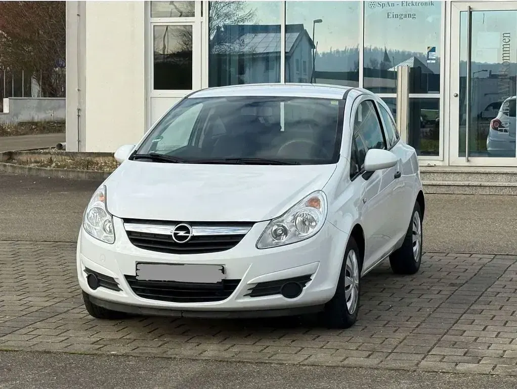 Gebraucht Opel Corsa Edition 60 PS (44 kW) 2009 Weiß Kleinwagen