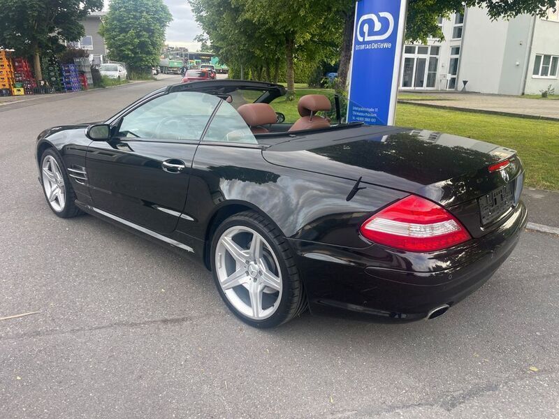 Schwarz Gebraucht 2007 Mercedes SL550 AMG Cabrio | 23.495 € - Bild 1/4