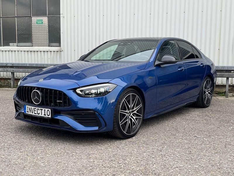 Blau Gebraucht 2023 Mercedes C43 AMG AMG Limousine | 56.999 € (Etwas zu teuer) - Bild 1/4