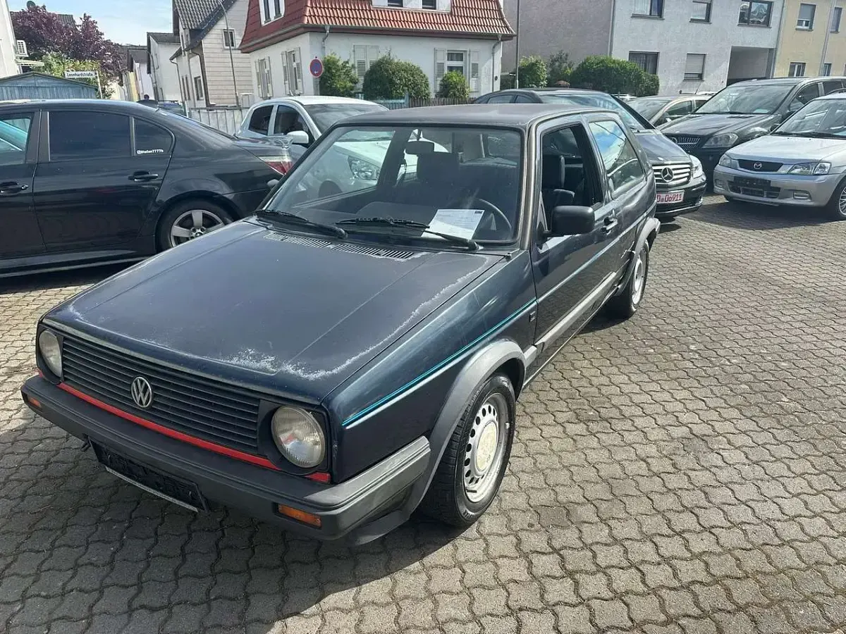 Gebraucht VW Golf II 60 PS (44 kW) 1990 Dunkel blau Kleinwagen