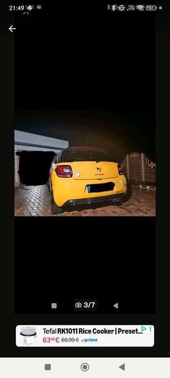 Gebraucht Citroën DS3 Sport Chic 156 PS (114 kW) 2011 Gelb Kleinwagen