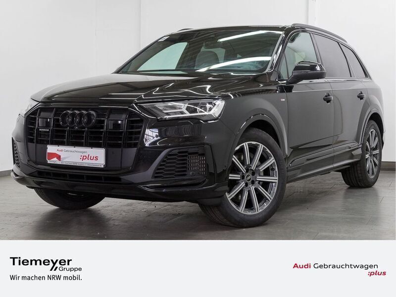 Schwarz Gebraucht 2022 Audi Q7 S-Line SUV | 50.980 € (Guter Preis) - Bild 1/4