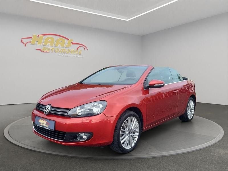 Rot Gebraucht 2015 VW Golf Cabriolet Cup Cabrio | 11.900 € (Fairer Preis) - Bild 1/4