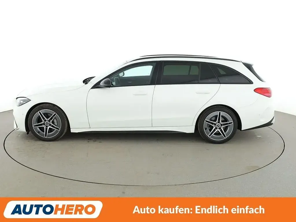 Gebraucht Mercedes C180 AMG line 193 PS (141 kW) 2023 Weiß Limousine