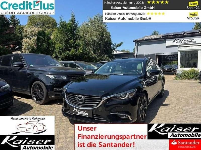 Schwarz Gebraucht 2017 Mazda 6 Sports-Line Limousine | 13.690 € (Fairer Preis) - Bild 1/4