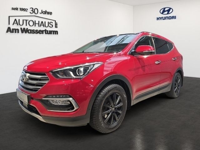 Red awesome (rot) Gebraucht 2016 Hyundai Santa Fe Premium SUV | 21.999 € (Fairer Preis) - Bild 1/4