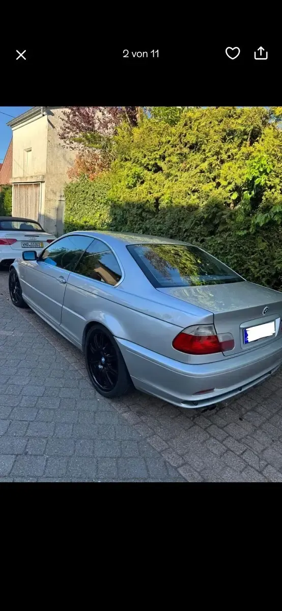 Usata BMW 320 170 CV (125 kW) 2003 Argento Coupé