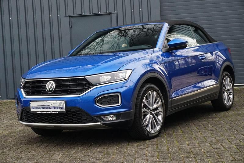 Gebraucht VW T-Roc Cabriolet Style 150 PS (110 kW) 2021 Blau Cabrio