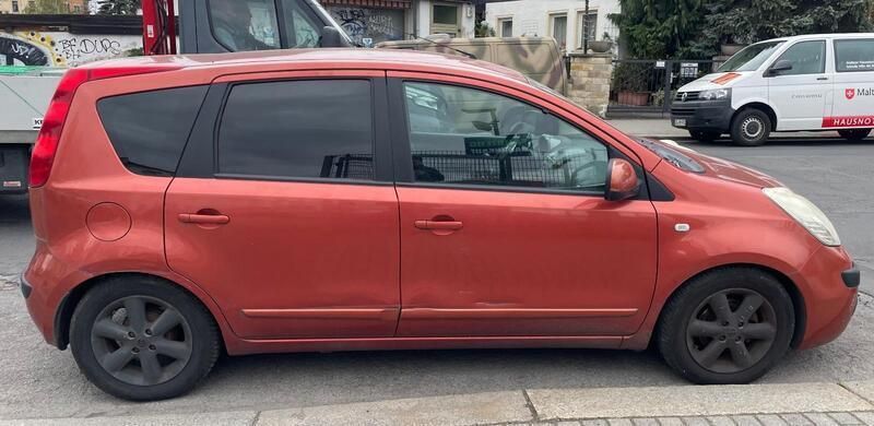 Gebraucht Nissan Note 88 PS (64 kW) 2007 Orange Van / Kleinbus