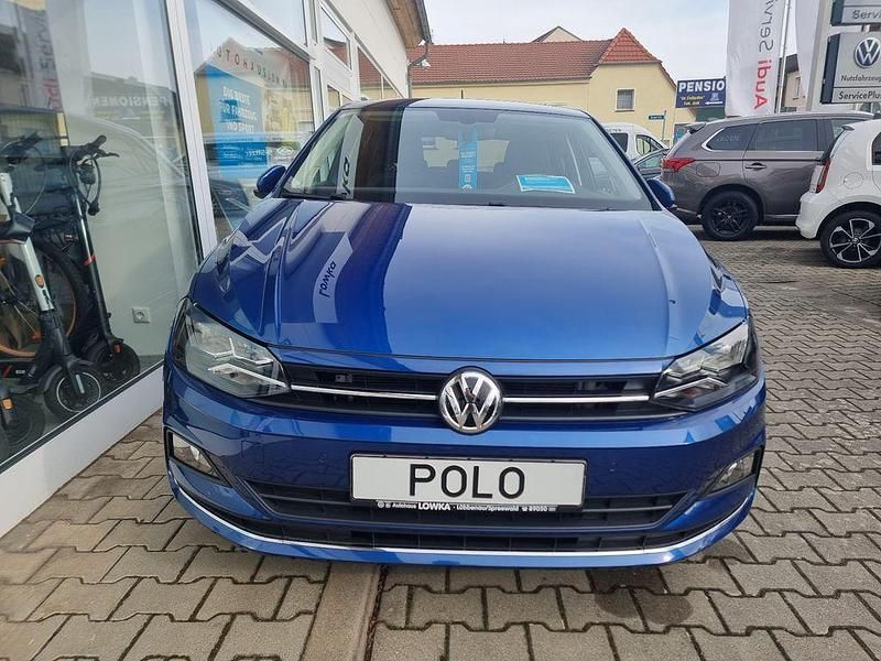 Gebraucht VW Polo Highline 116 PS (85 kW) 2019 Blau Kleinwagen
