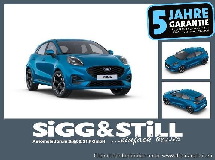 Digital aqua blue Neu 2025 Ford Puma ST-Line X SUV | 30.280 € (Fairer Preis) - Bild 1/3