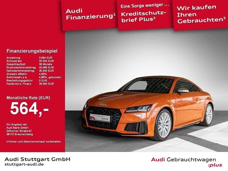 Pulsorange Gebraucht 2021 Audi TTS Design Coupé | 39.940 € (Superpreis) - Bild 1/2