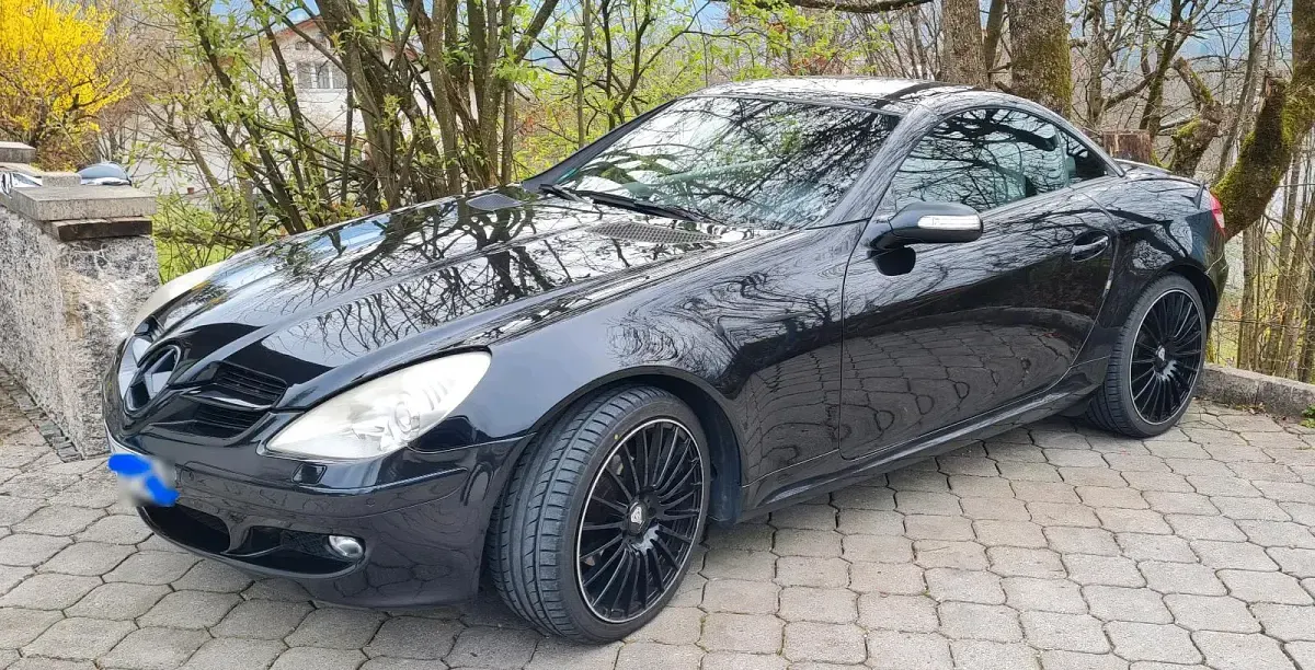 Gebraucht Mercedes SLK200 164 PS (120 kW) 2006 Schwarz Cabrio
