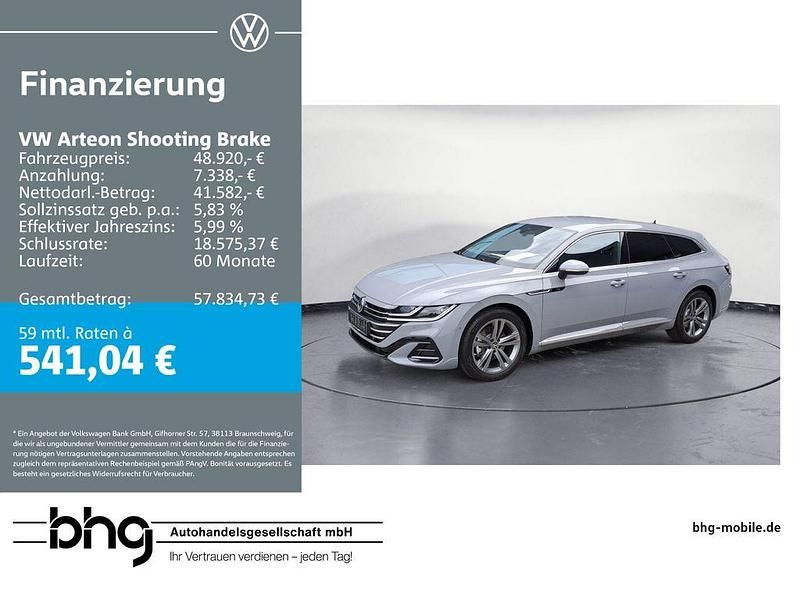 Grau Gebraucht 2024 VW Arteon R-line Kombi | 48.920 € - Bild 1/4