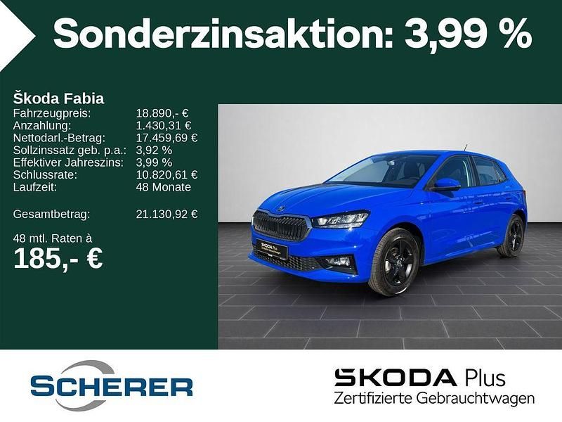 Energyblau Gebraucht 2025 Skoda Fabia Lodge Kleinwagen | 18.890 € (Guter Preis) - Bild 1/4