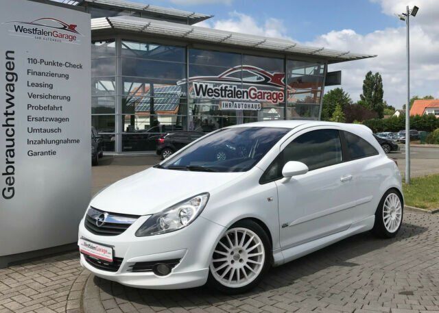 Gebraucht Opel Corsa OPC 90 PS (66 kW) 2008 Casablancaweiß Kleinwagen