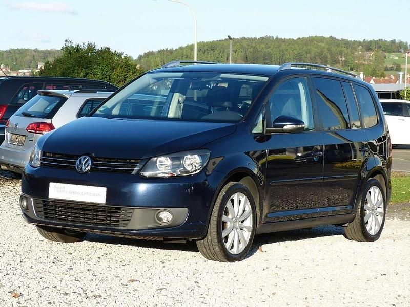 Blau Gebraucht 2012 VW Touran Comfortline Van / Kleinbus | 5.499 € (Guter Preis) - Bild 1/4