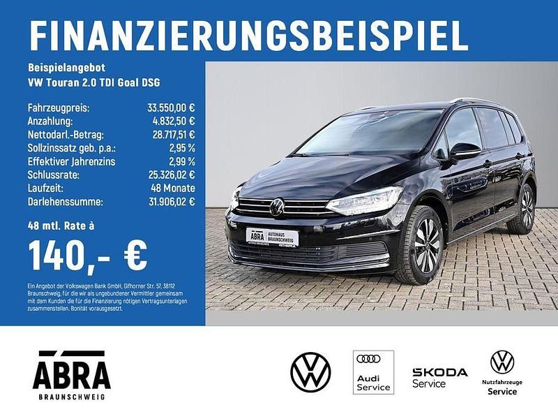 Gebraucht VW Touran Goal 150 PS (110 kW) 2025 Schwarz Van / Kleinbus