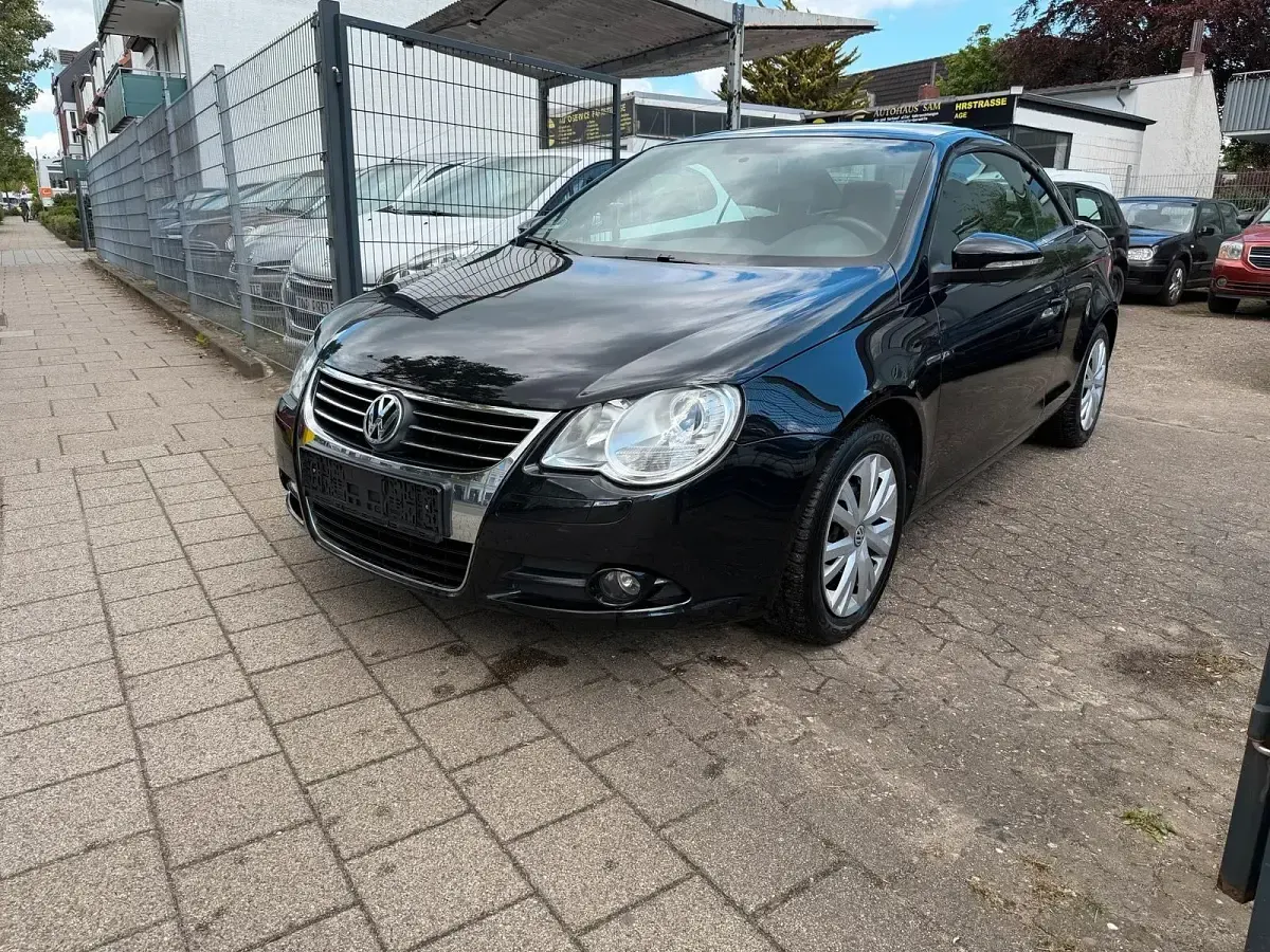 Gebraucht VW Eos 122 PS (89 kW) 2010 Schwarz Cabrio