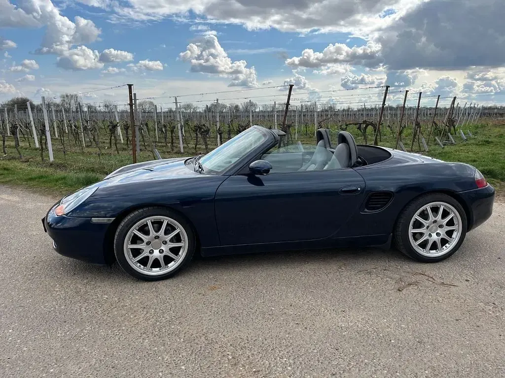 Usata Porsche Boxster 204 CV (150 kW) 1997 Blu Cabrio