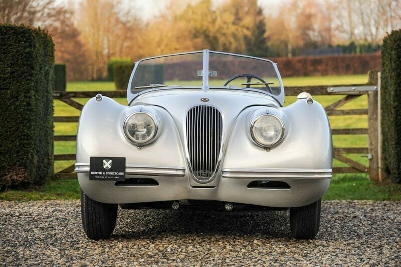 Gebraucht Jaguar XK 160 PS (117 kW) 1951 Silber Cabrio
