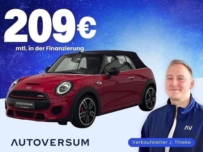 Chili red Gebraucht 2019 Mini John Cooper Works Cabriolet Chili Cabrio | 26.985 € (Fairer Preis) - Bild 1/3