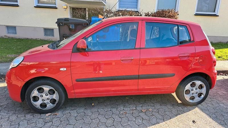 Gebraucht Kia Picanto 2008 Rot Kleinwagen