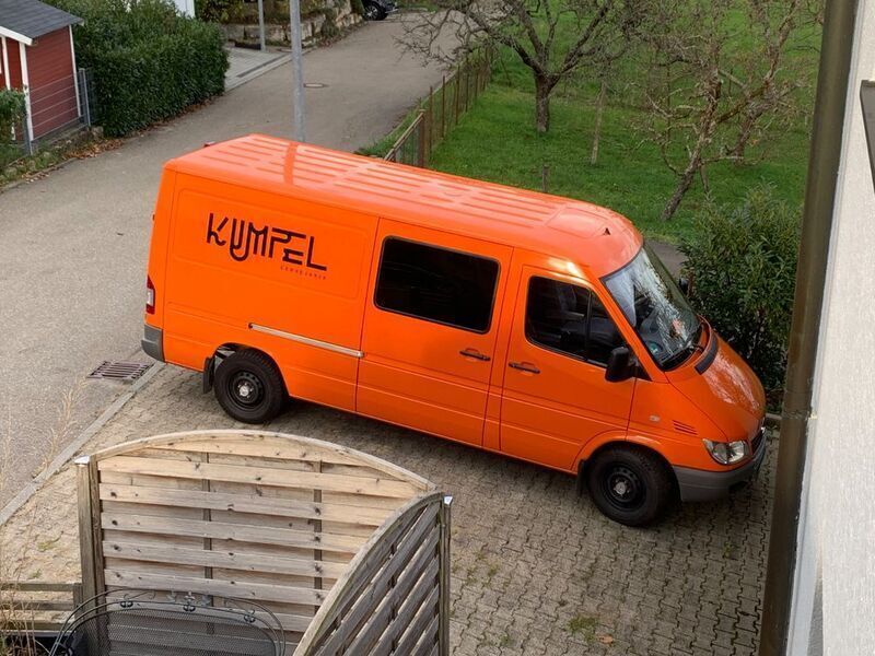 Orange Gebraucht 2005 Mercedes Sprinter Van | 13.990 € (Teuer) - Bild 1/4
