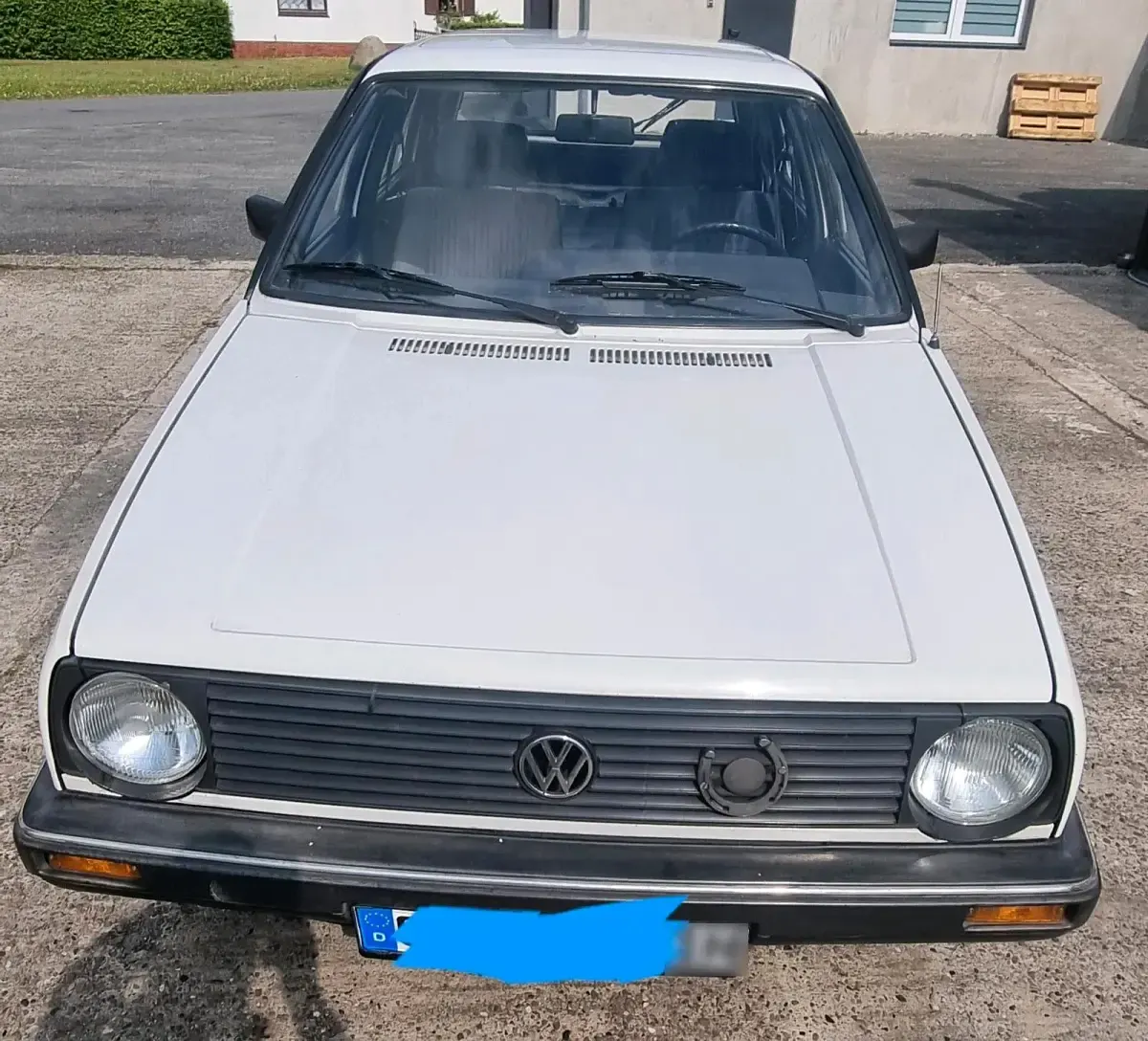 Gebraucht VW Golf II 1983 Weiß Kleinwagen