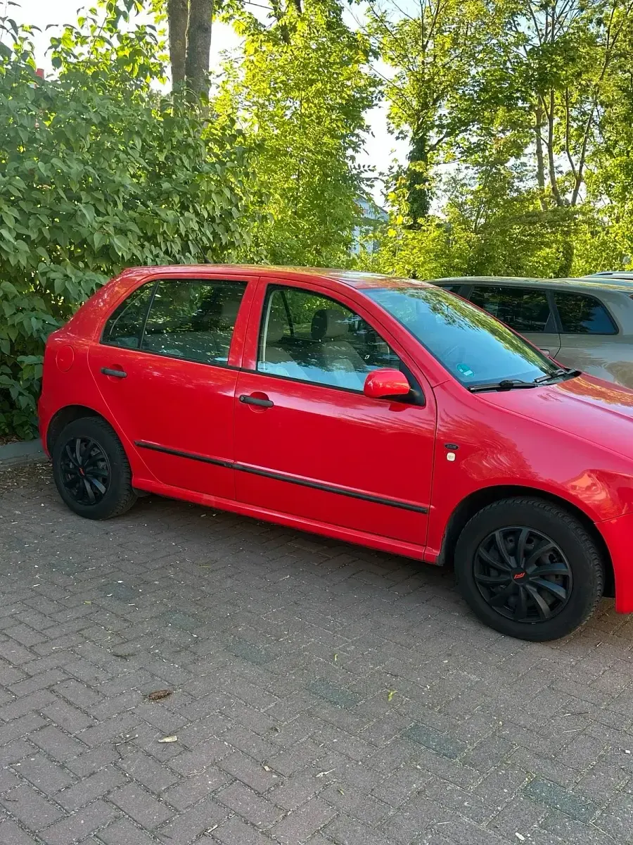 Gebraucht Skoda Fabia 75 PS (55 kW) 2000 Rot Kleinwagen