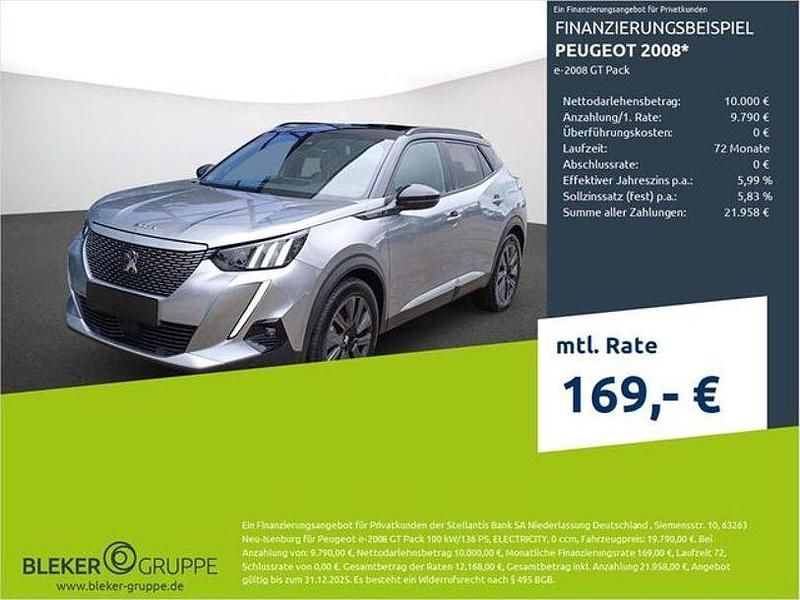 Lack grau artense/typ aussenverkleidung metalliclackierung Gebraucht 2021 Peugeot e-2008 GT SUV | 18.680 € (Fairer Preis) - Bild 1/3
