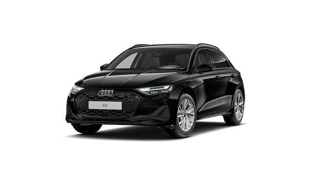 Mythosschwarz metallic Gebraucht 2025 Audi A3 Sportback e-tron Ambiente Kleinwagen | 38.790 € - Bild 1/4