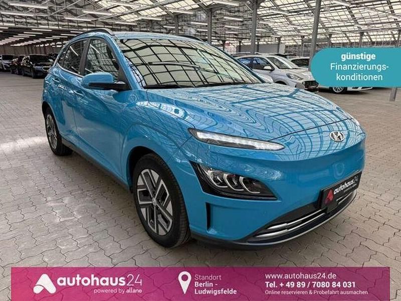 Blau Gebraucht 2021 Hyundai Kona Trend SUV | 18.770 € (Guter Preis) - Bild 1/4
