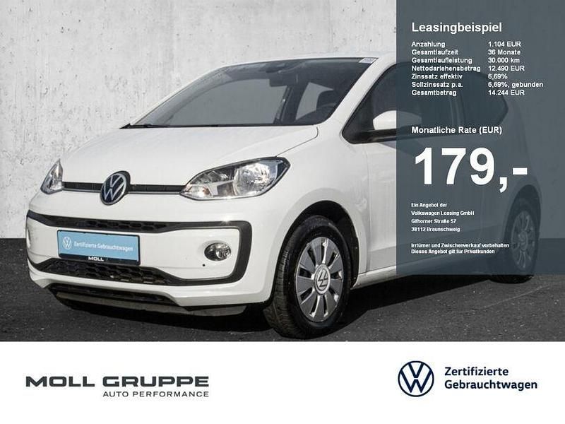 Weiß Gebraucht 2022 VW up! Move Kleinwagen | 11.980 € (Fairer Preis) - Bild 1/4