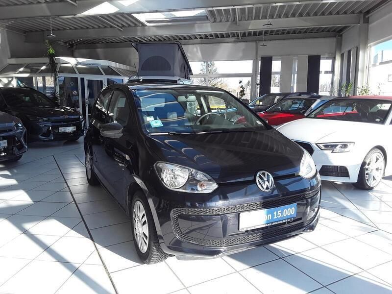 Schwarz Gebraucht 2015 VW up! Move Kleinwagen | 9.760 € - Bild 1/4