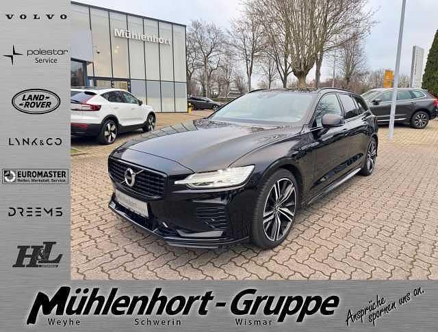 Schwarz Gebraucht 2021 Volvo V60 R-Design Kombi | 32.900 € (Teuer) - Bild 1/4