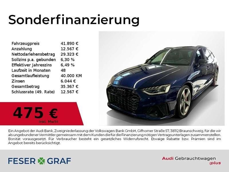 Navarrablau metallic Gebraucht 2023 Audi A4 Ambiente Kombi | 41.890 € (Teuer) - Bild 1/2