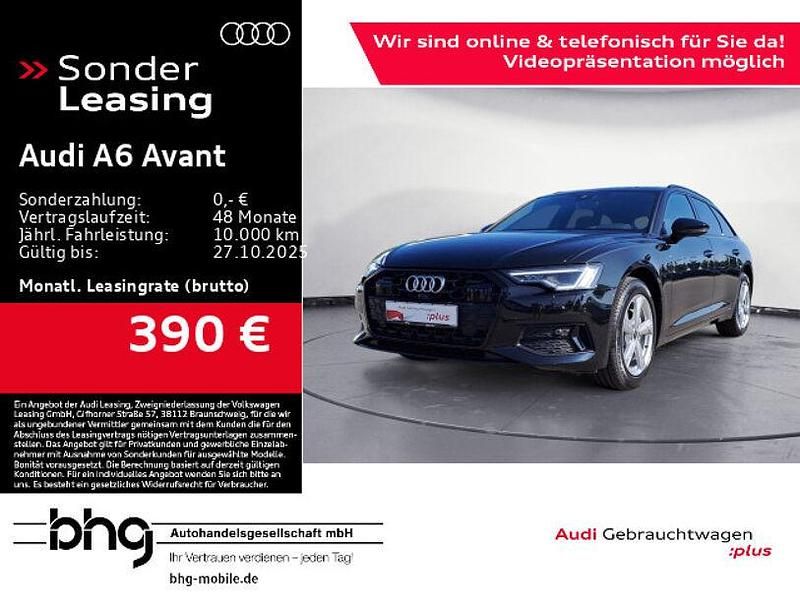 Mythosschwarz metallic Gebraucht 2024 Audi A6 Advanced Plus Kombi | 43.920 € (Guter Preis) - Bild 1/4