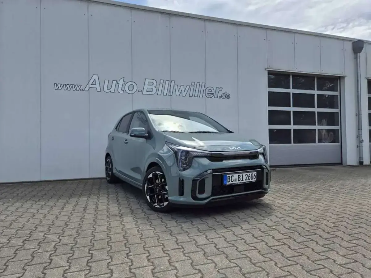 Gebraucht Kia Picanto GT-Line 68 PS (50 kW) 2026 Adventure grün metallic Kleinwagen