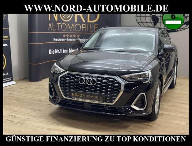 Mythosschwarz metall (metallic) Gebraucht 2023 Audi Q3 Sportback S-Line SUV | 36.890 € (Fairer Preis) - Bild 1/3