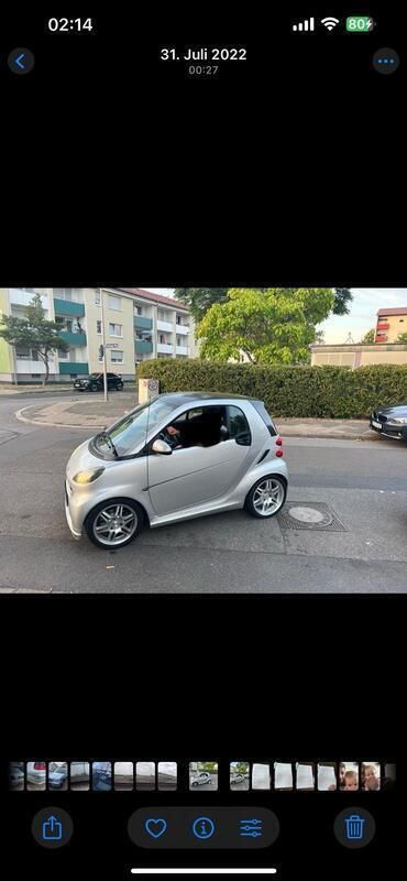 Silber Gebraucht 2008 Smart ForTwo Coupé Brabus Kleinwagen | 7.500 € (Teuer) - Bild 1/1