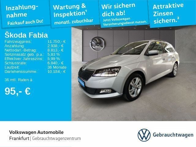 Silber Gebraucht 2019 Skoda Fabia Style Kombi | 11.980 € (Guter Preis) - Bild 1/4