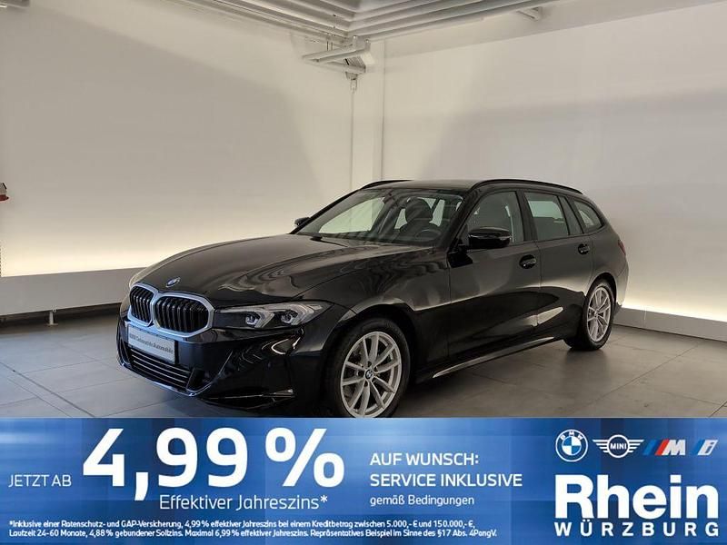 Schwarz uni Gebraucht 2023 BMW 318 Sport Line Kombi | 26.780 € (Superpreis) - Bild 1/4