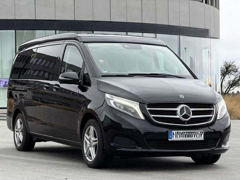 Schwarz Gebraucht 2019 Mercedes V250 Marco Polo Van / Kleinbus | 49.990 € (Fairer Preis) - Bild 1/4